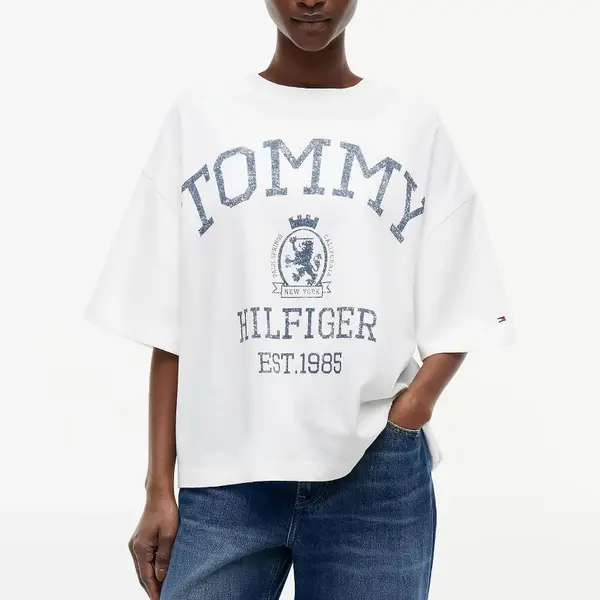 Tricou Tommy Hilfiger VARSITY CREST RLX SS T-SHIRT