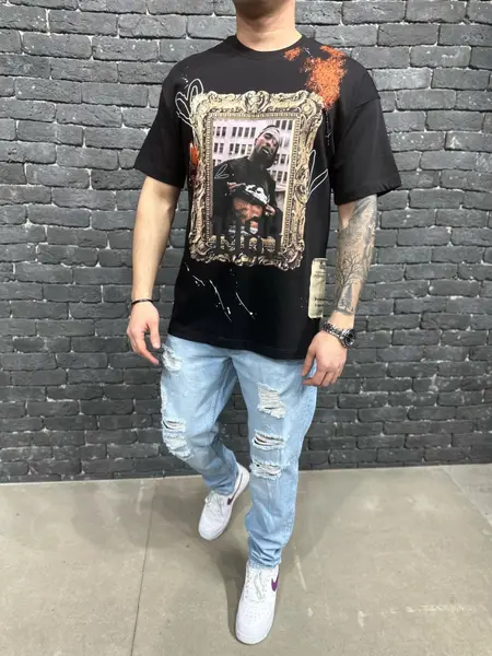 TRICOU TUPAC BLACK TSAS407(002) (MĂRIME: XL)