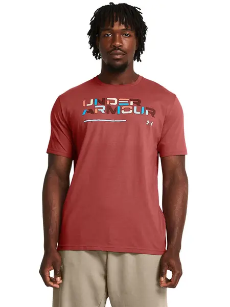 Tricou Ua Colorblock Wordmark Ss
