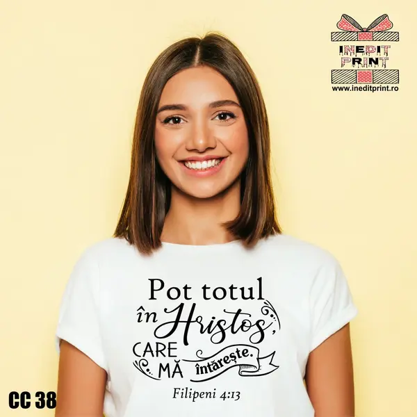 Tricou Verset Filipeni 4:13 CC38 -