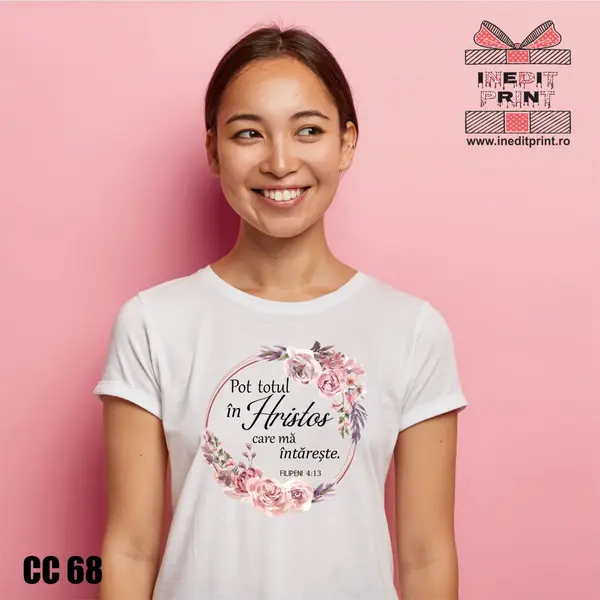 Tricou Verset Filipeni 4:13 CC68 -