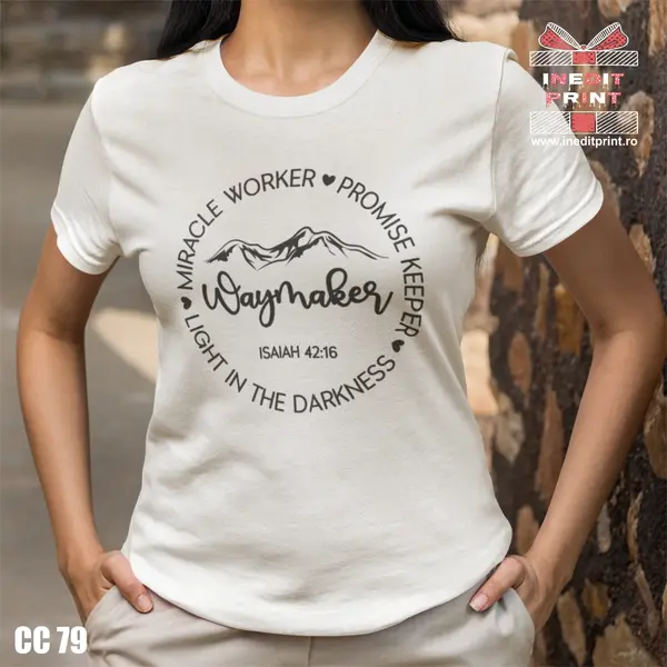Tricou Verset Isaiah 42:16 CC79 -