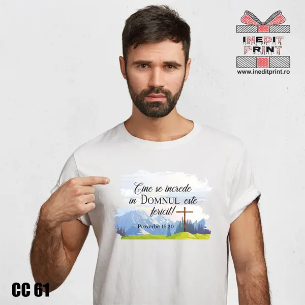 Tricou Verset Proverbe 16:20 CC61 -
