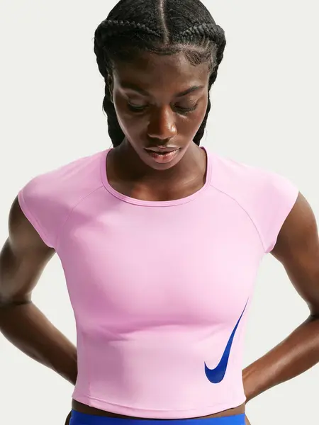 Tricou W Nk Tempo Swoosh Run Df Ss