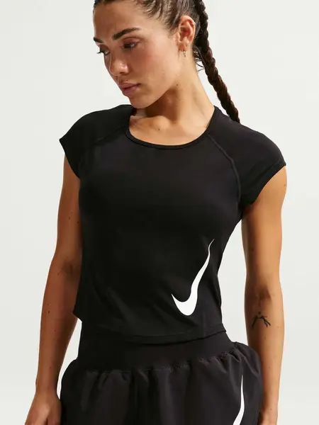 Tricou W Nk Tempo Swoosh Run Df Ss