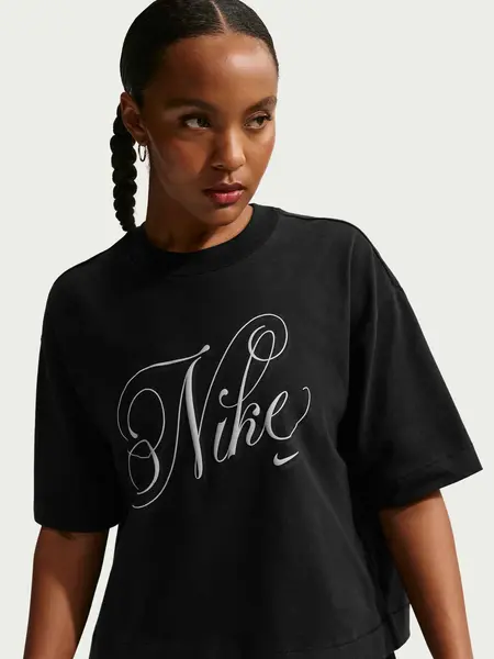 Tricou W Nsw Ss Boxy Script