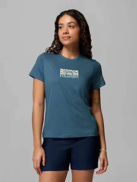 Tricou Womens Ruby Springs Graphic Fitted Ss