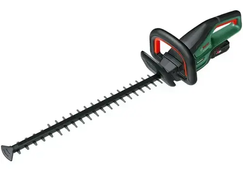Trimmer pentru gard viu Bosch, 55 cm, pe acumulator de 18V, fara baterie si incarcator