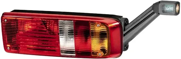 Tripla lampa spate 24V P EasyConn triunghi Reflector , LED parking, 7 pin