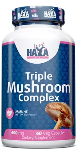 Triple Mushroom Complex, 60 capsule, Haya Labs