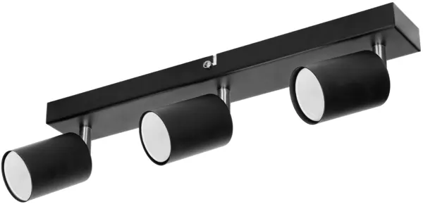 Triplu spot Orno - DOA SP 3, GU10, IP20, 3 х 50W, 230V, negru