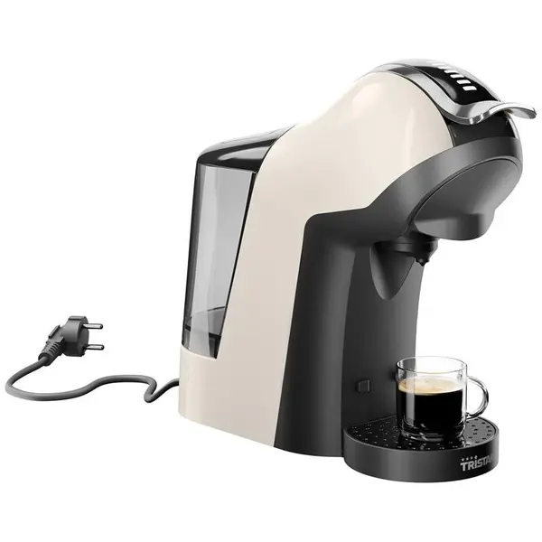 TRISTAR Aparat cu mai multe capsule Tristar CM-2301, 3 in 1, Potrivit pentru capsule Nespresso si Dolce Gusto, 19 bar, Fara BPA , Bej