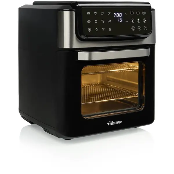 TRISTAR Cuptor cu aer cald - Airfryer Tristar FR-9068, capacitate 12L, putere 1800W, 13 moduri de gatire, Negru