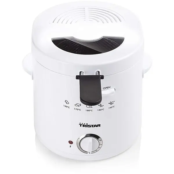 TRISTAR Friteuza cu ulei Tristar FR-6941 Deep Fryer, 1.5 L, 1000 W, Alb