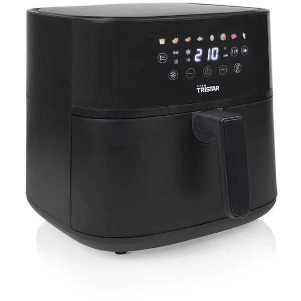 TRISTAR Friteuza digitala cu aer cald Tristar FR-9071, 8L, 2000W, LED, touchscreen, Negru