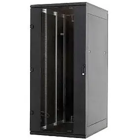 TRITON Cabinet metalic TRITON RMA-42-A68-BAX-N1, 19 inch 42U, 600 x 800 mm, usa de sticla, panouri laterale detasabile, Negru