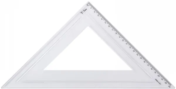 Triunghi dreptunghic Filipov - isoscel, 45 grade, 23 cm