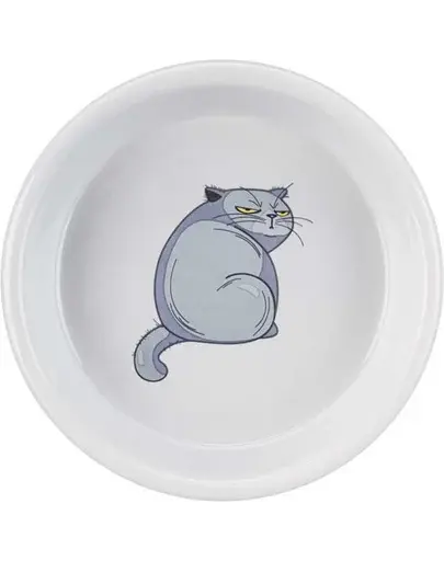 TRIXIE Bol ceramic pentru pisici 0,25L/diam.13cm