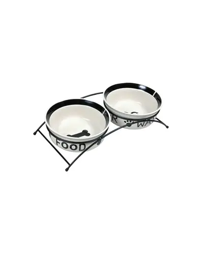TRIXIE Boluri ceramice pe suport 1.6 l/ 20 cm