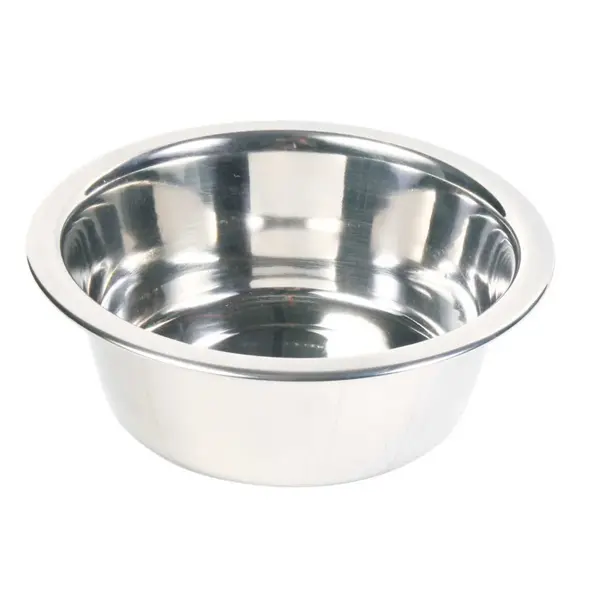 TRIXIE, castron câini, rotund, inox, argintiu, L-XL(2.8l)