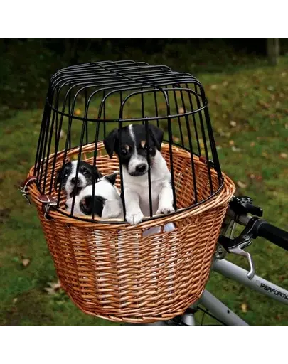 TRIXIE Cos transport pentru bicicleta, din rachita
