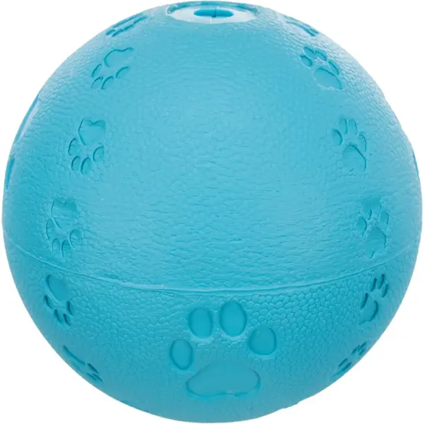Trixie, jucărie minge câini, cu sunet, cauciuc natural Trixie, jucărie mingie câini, cu sunet, cauciuc natural, 9cm, multicolor