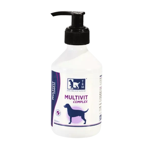 TRM Multivit Complex, multivitamine câini, suspensie orală TRM Multivit Complex, XS-XL, multivitamine câini, flacon, 200ml suspensie orală