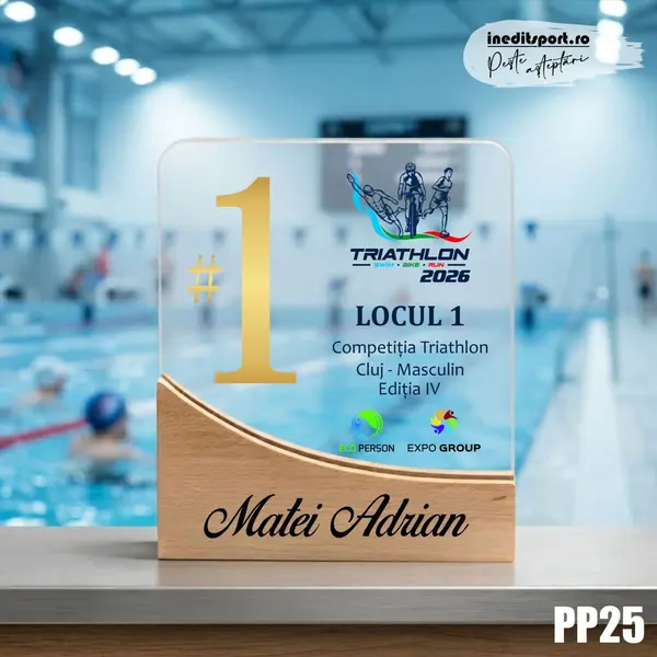 Trofeu personalizat Competitii Sportive PP25