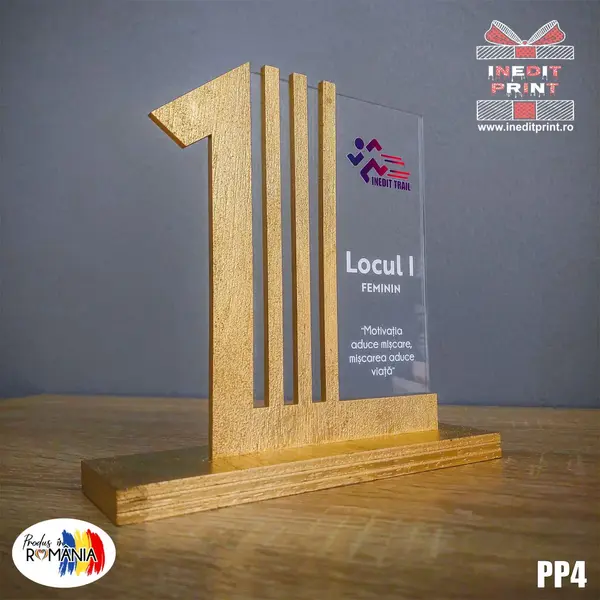 Trofeu Personalizat Locul 1 PP4