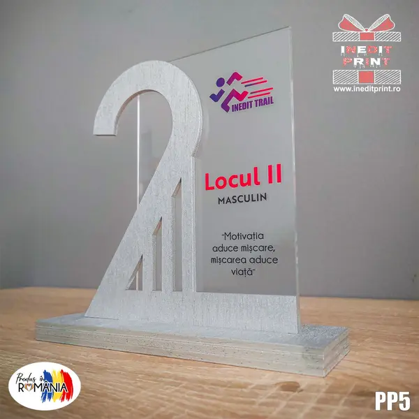 Trofeu Personalizat Locul 2 PP5