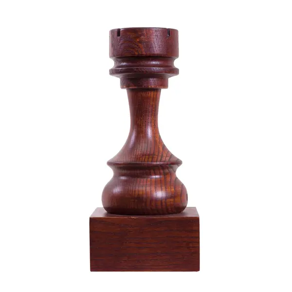 Trofeu sah lemn -Turn negru