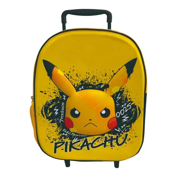 Troler 3D, 32x26x11cm, multicolor, bretele ajustabile si intarite, Happy, Pokemon Engros