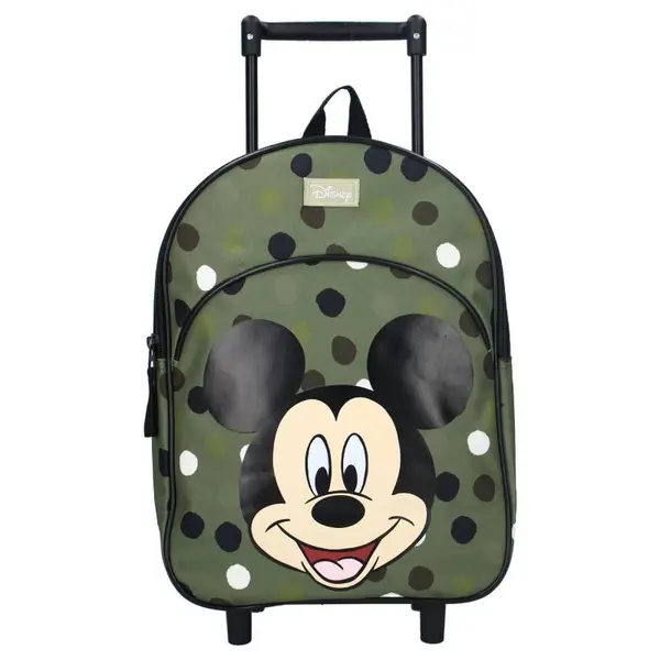 Troler tip rucsac, verde, 33x25x11 cm, Like You Lots, Mickey Mouse, Disney Engros