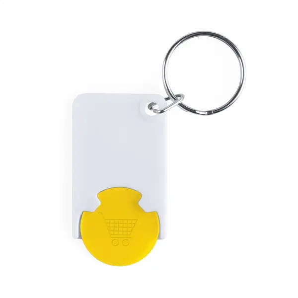 Trolex breloc cu fisă pentru cumpărături - galben