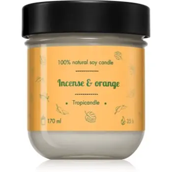 Tropicandle Incense & Orange lumânare parfumată