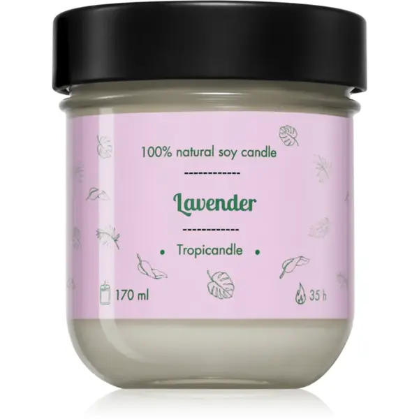 Tropicandle Lavender lumânare parfumată 170 ml