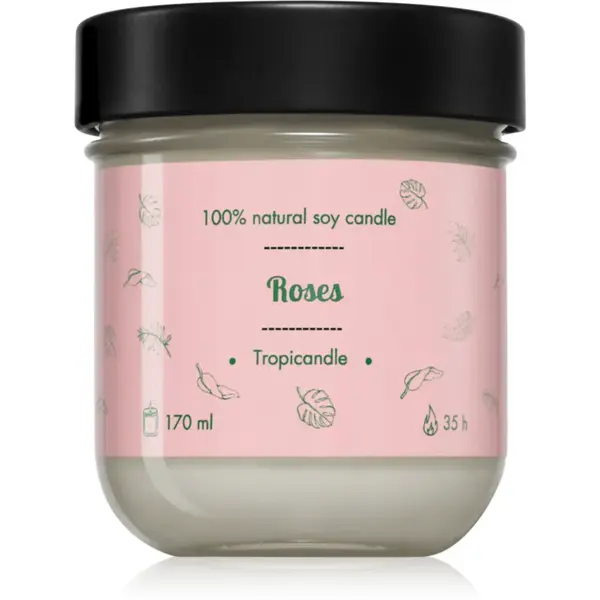 Tropicandle Roses lumânare parfumată 170 ml
