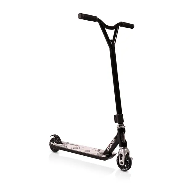 Trotineta din aluminiu pentru copii Byox - Stunter, neagra