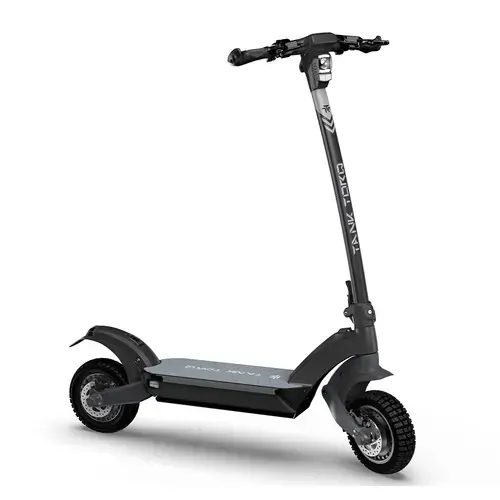 Trotineta electrica E-TWOW TankTorq TK5, Roti 10inch, 2 x 1000W, baterie 60V/21 Ah, Autonomie maxima 80km, Viteza maxima 50 km/h, Frane hidraulice pe disc, amortioare hidraulice (Negru)