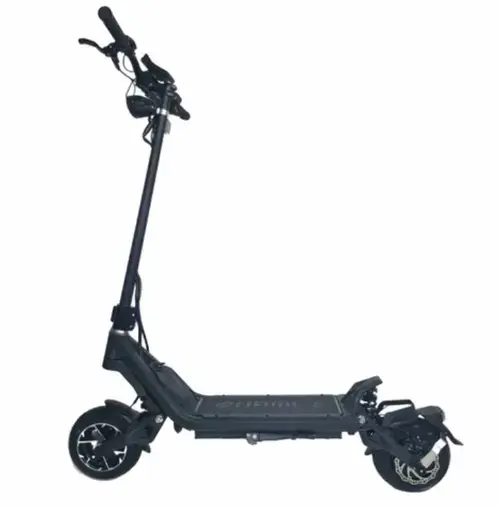 Trotineta electrica Nami Klima One, Viteza maxima 60 Km/h, Autonomie 100Km, Putere motor 1000W, Roti pneumatice 10inch, baterie 60V/25Ah (Negru)