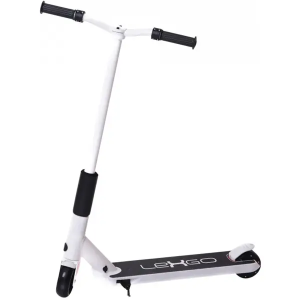 Trotineta electrica pentru copii LexGo U4 Kids, 100 W, Autonomie 8 Km, Viteza 14 Km/h, Alb