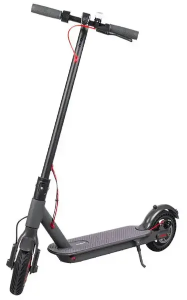 Trotineta electrica Quer Fast Wheeles Pro, Viteza 30 km/h, Autonomie 18-25 km, Putere motor 250W (Negru)