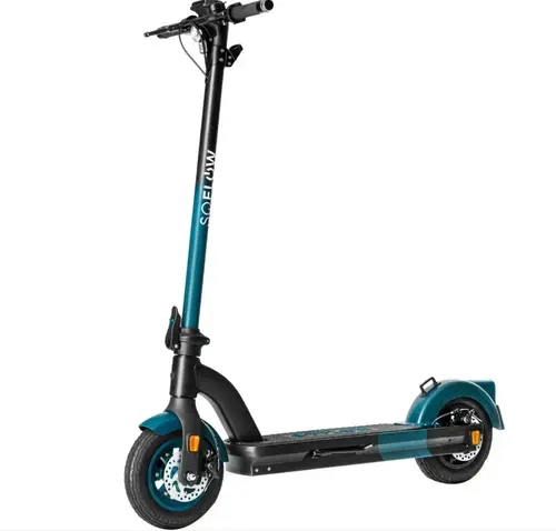 Trotineta electrica SoFlow SO4 Pro Gen 2, Autonomie 40 Km, Viteza 20 Km/h, Putere motor 500W (Negru/Albastru)
