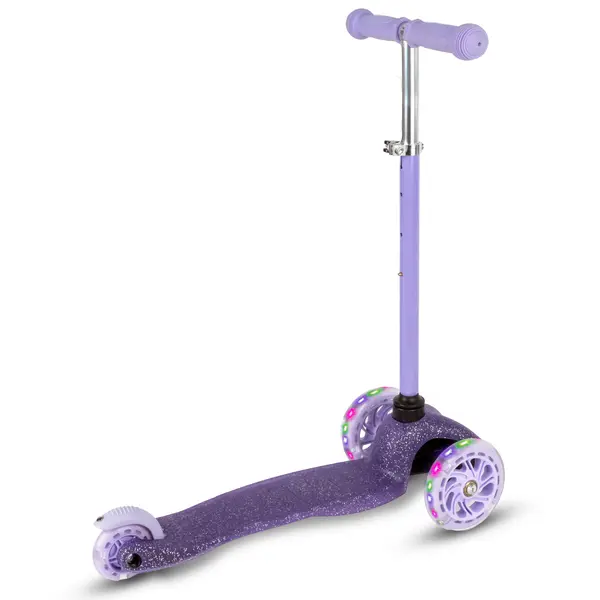 Trotineta Kidwell UNO, roti LED, ghidon reglabil, violet KID709227, la doar 148,00 lei