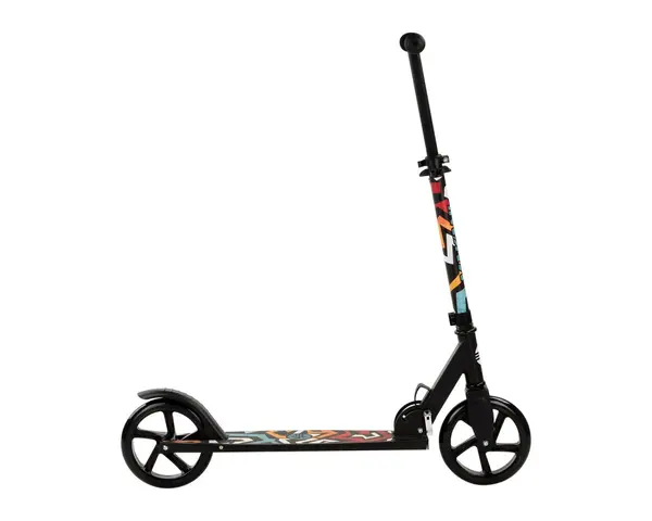 Trotineta Makani Argus Geometrics din aluminiu, pliabila, ghidon reglabil, platforma antialunecare, greutate suportata 100 kg, varsta 8 ani+