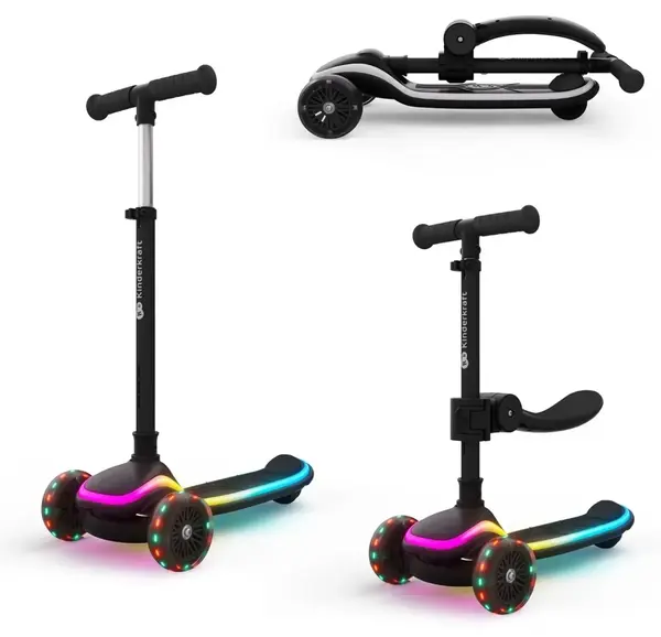 Trotinetă pentru copii KinderKraft - Raket UP, Black