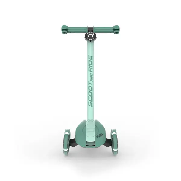 Trotineta pentru copii Scoot and Ride Highwaykick 3S Led Forest pliabila, reglabila, roti led, 3 ani+, greutate suportata 50 kg