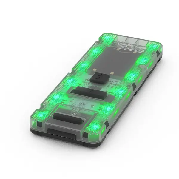 Trotineta pliabila cu lumini LED Berg Nexo lime, ghidon reglabil, greutate admisa 50 kg