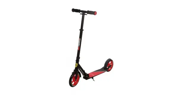 Trotineta pliabila ferrari junior cu roti 200 mm, neagra
