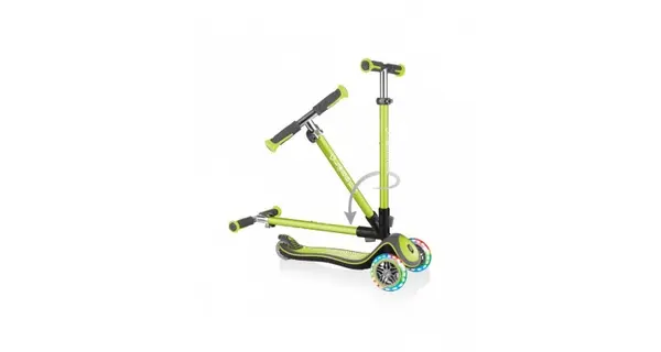 Trotineta pliabila globber elite deluxe lights verde